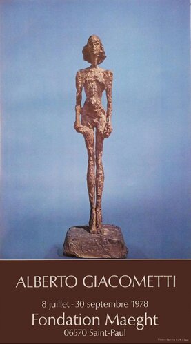 Expo 78 - Fondation Maeght van Alberto Giacometti, Werk op papier te koop op Singulart