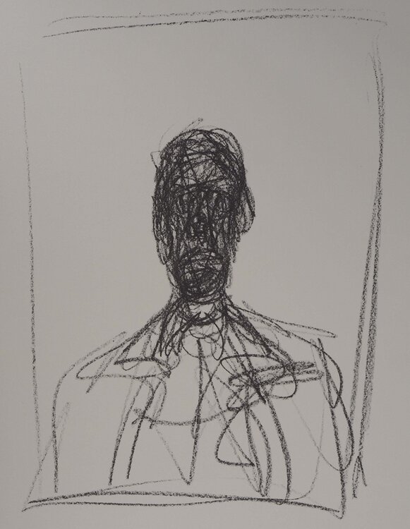 Portrait d'homme Alberto Giacometti