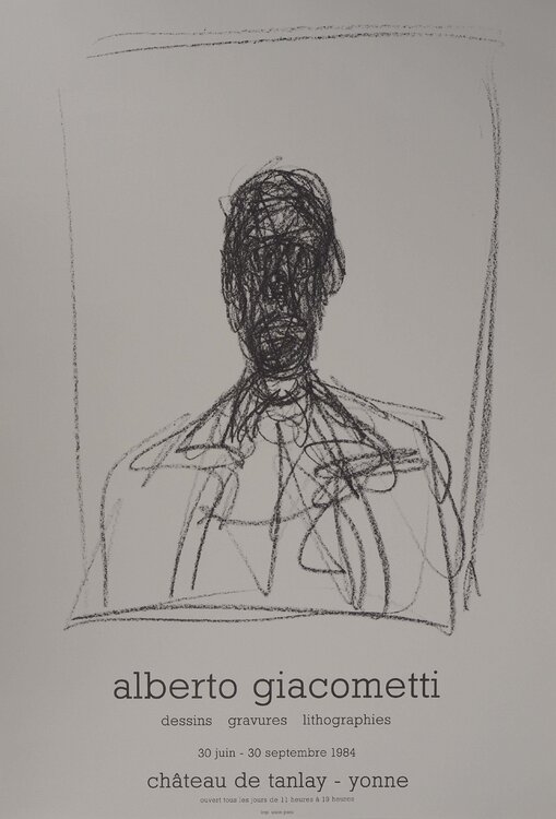 Portrait d'homme Alberto Giacometti