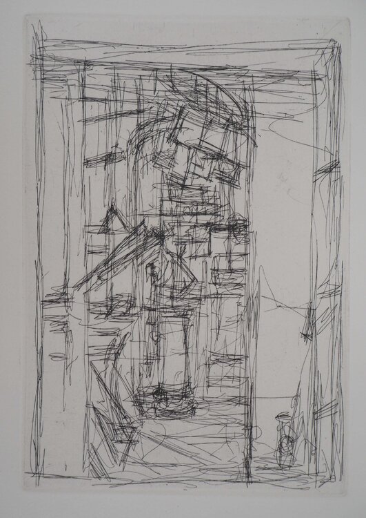 Intérieur au poêle Alberto Giacometti