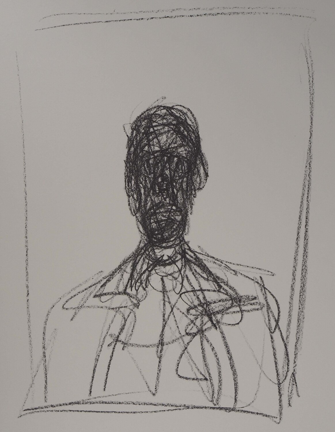 Portrait d'homme Alberto Giacometti Stampa in vendita
