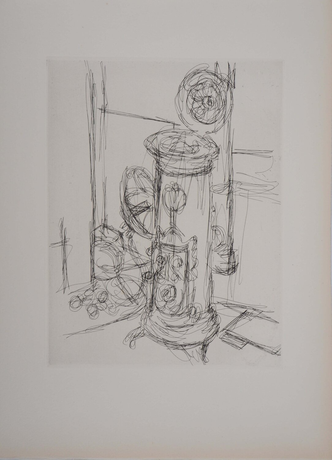 Le poêle au charbon Alberto Giacometti Afdruk te koop