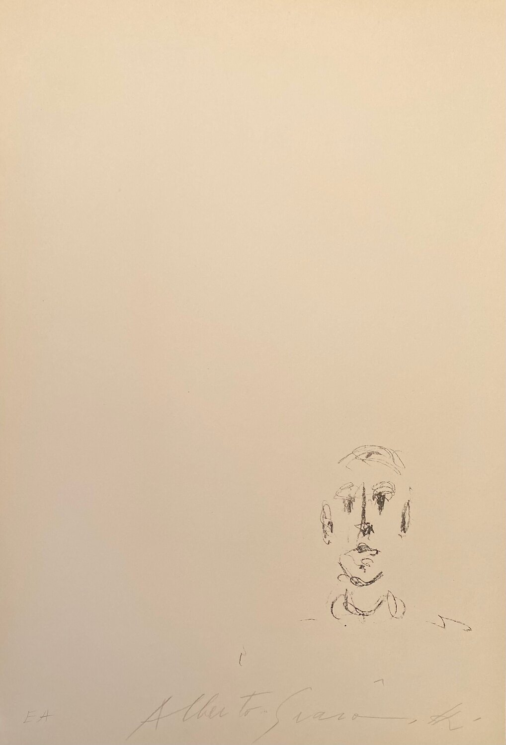 Tête d'homme I Alberto Giacometti Druck zu verkaufen