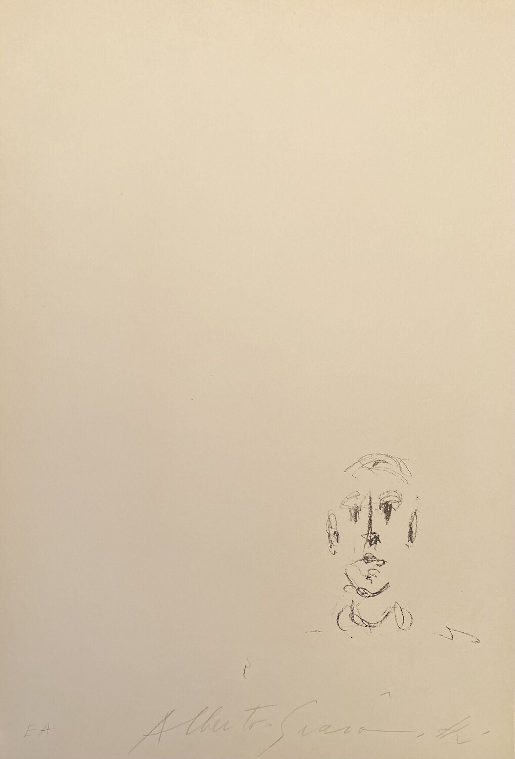 Tête d'homme I Alberto Giacometti Druck zu verkaufen