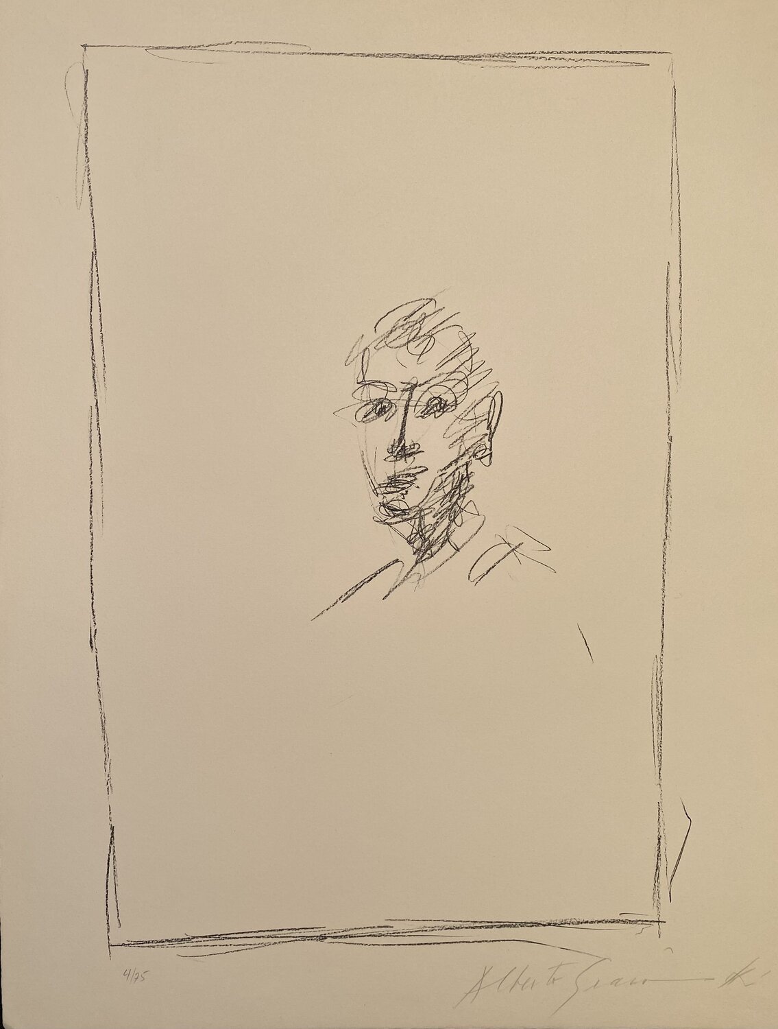 Dans Le Miroir Alberto Giacometti Afdruk te koop