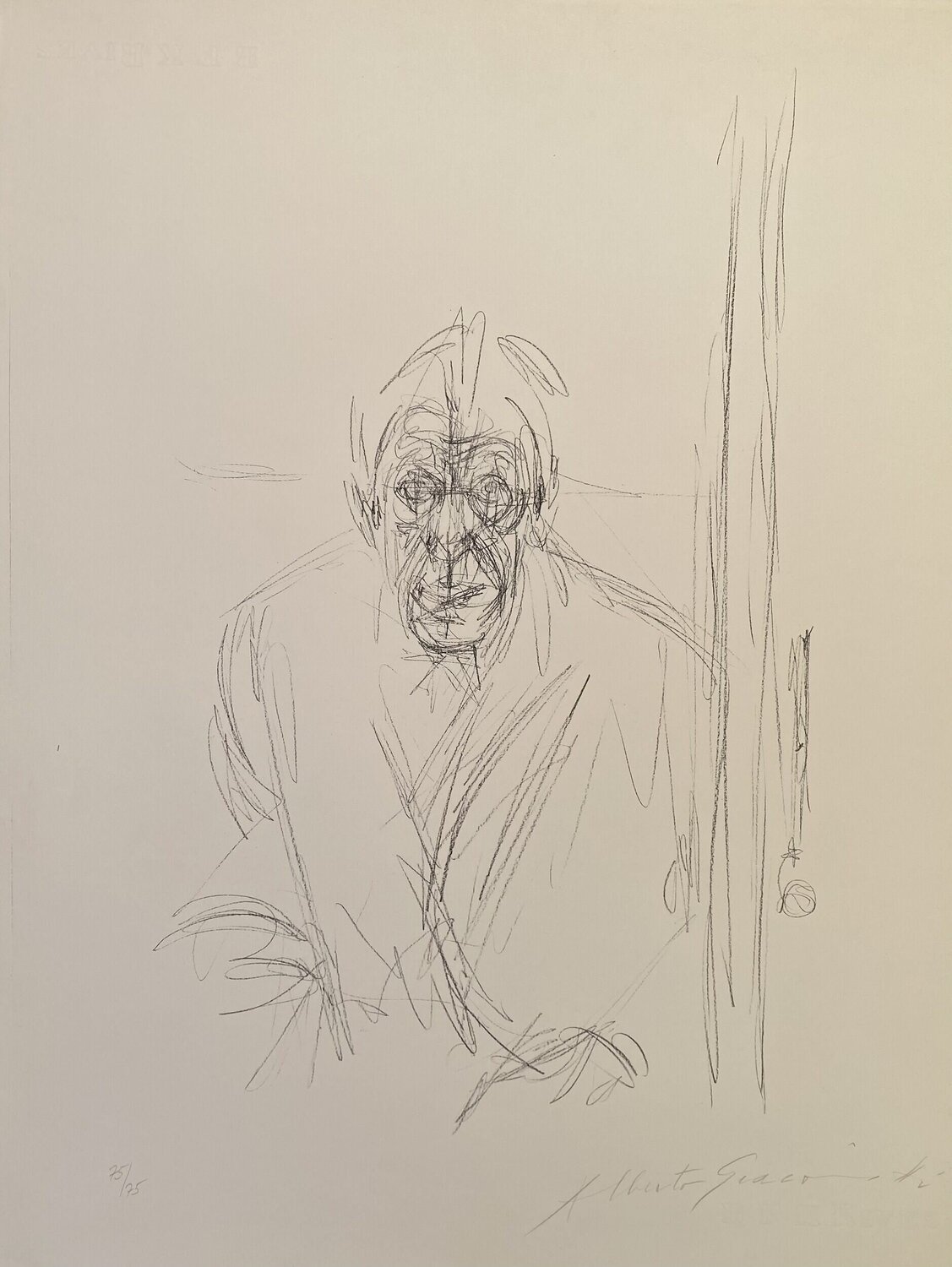 Autoportrait Alberto Giacometti Afdruk te koop