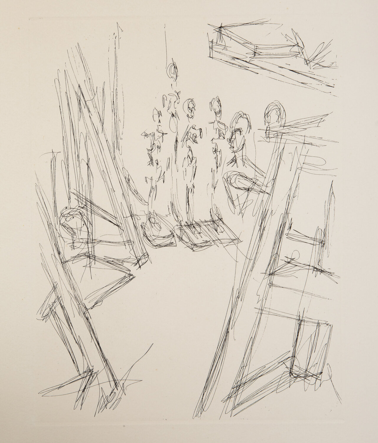 L'Atelier et Annette Alberto Giacometti Stampa in vendita