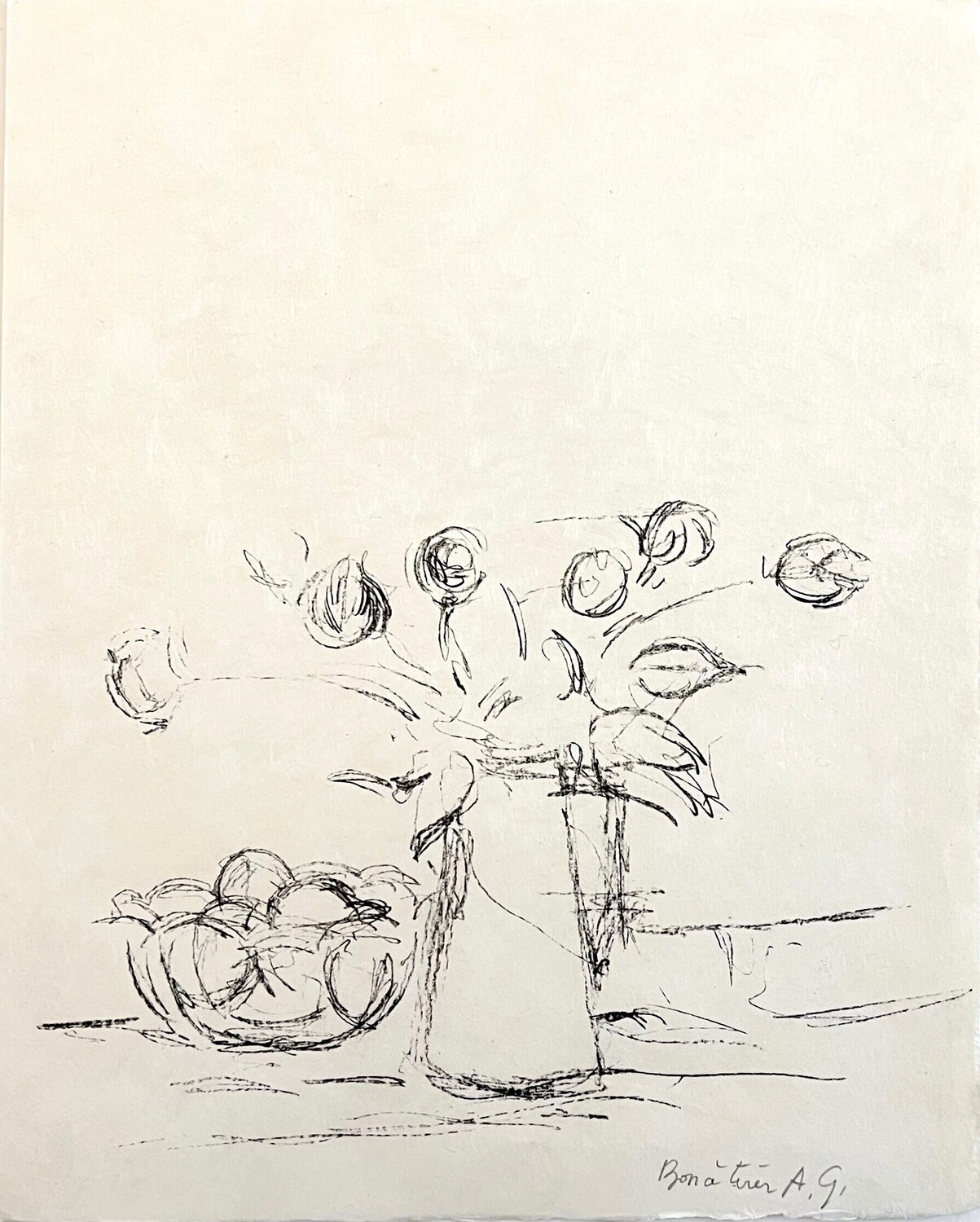 Pomme endormie Alberto Giacometti Stampa in vendita