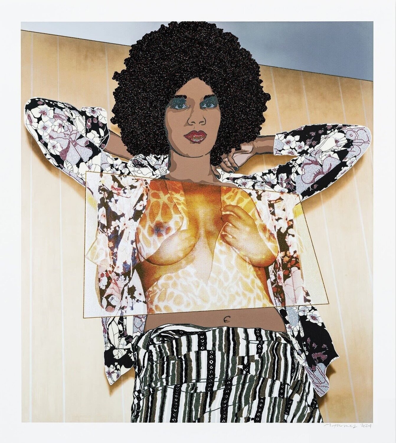 Portrait of Maya #10 Mickalene Thomas