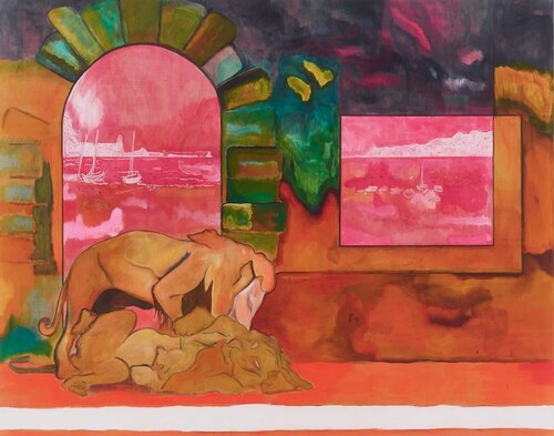 Lions (Ghost) by Peter Doig, Print for Sale on Singulart