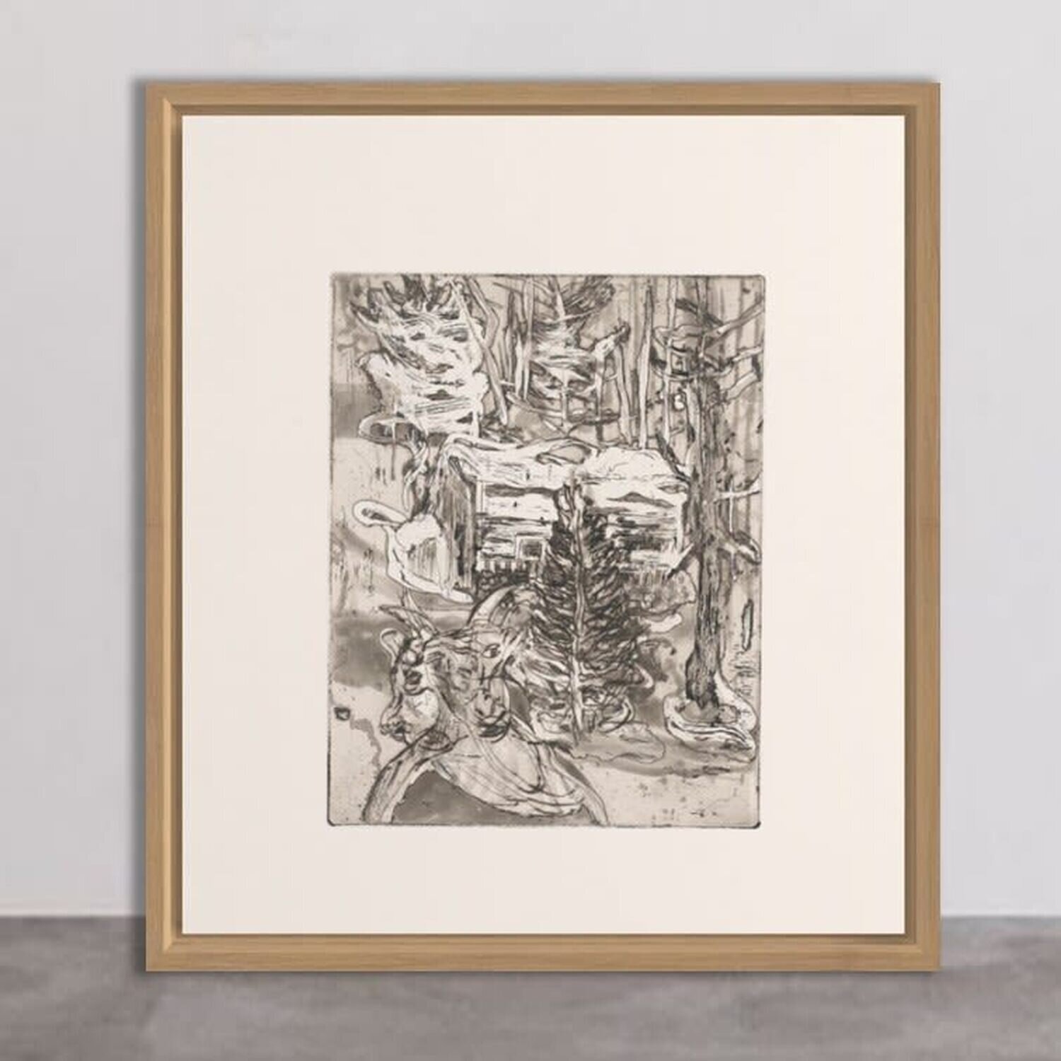 Chamois Cabin Peter Doig Afdruk te koop