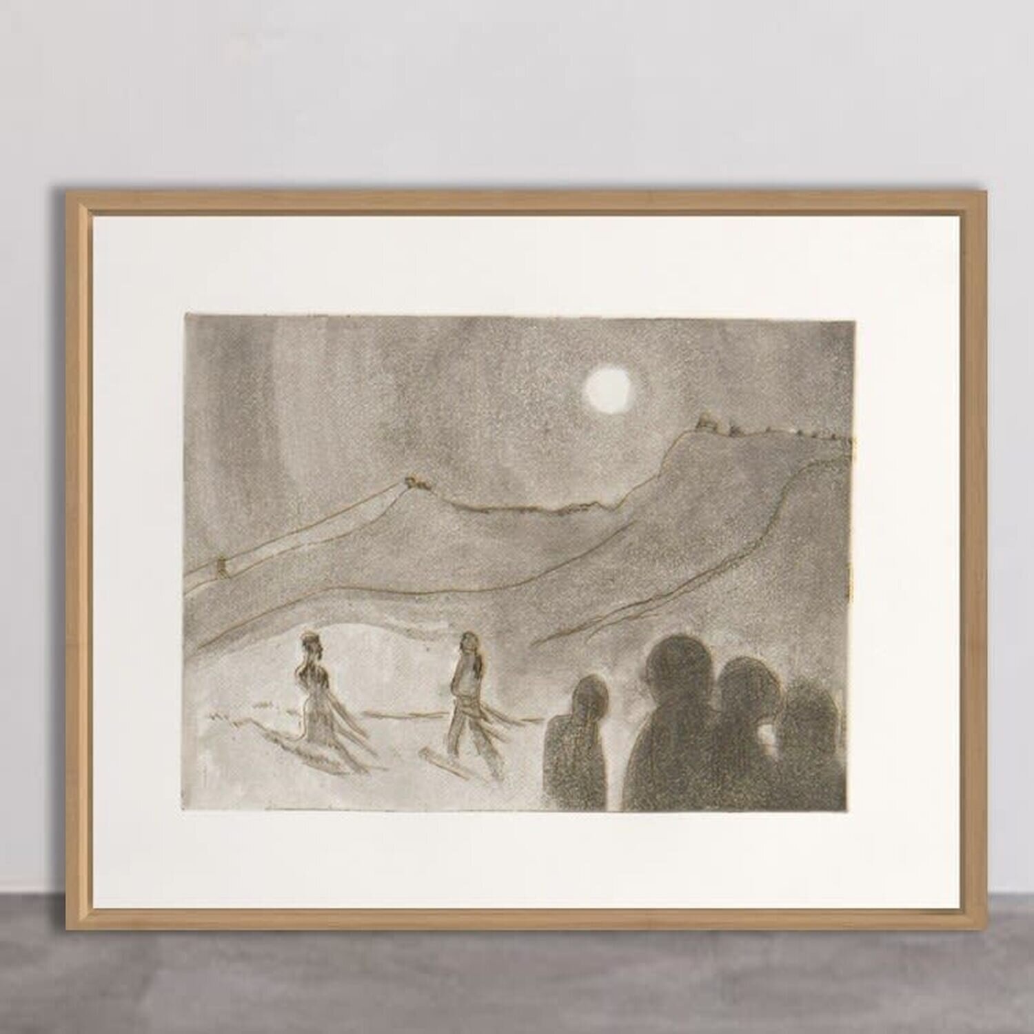 Gornergrat Yellow Sky Peter Doig Stampa in vendita