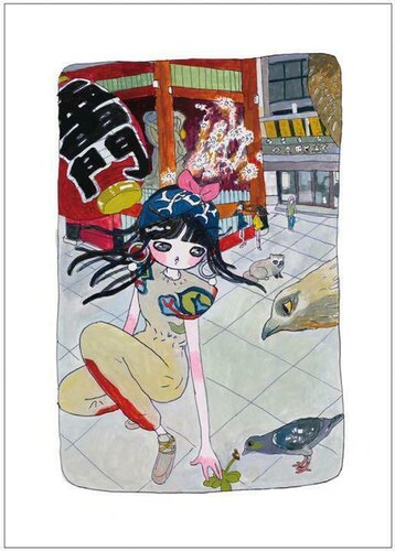 DEEP CONNECTING WITH NATURE NETWORK by Aya Takano, Print for Sale on Singulart