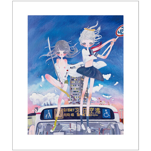 let’s go, to the battle van Aya Takano, Afdruk te koop op Singulart