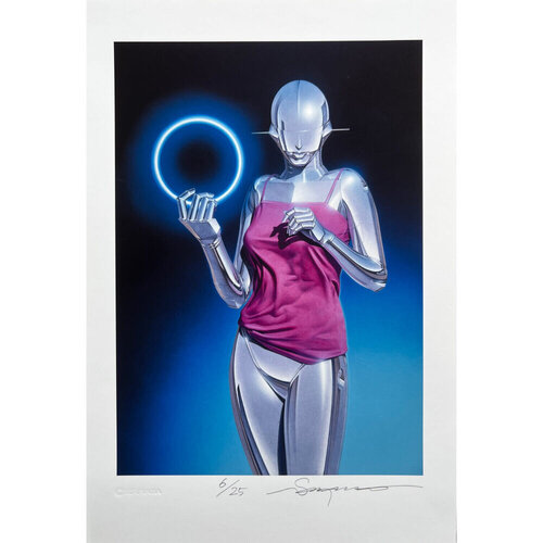 LASER CIRCLE van Hajime Sorayama, Afdruk te koop op Singulart