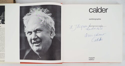 Dédicace autographe di Alexander Calder, Stampa in vendita su Singulart