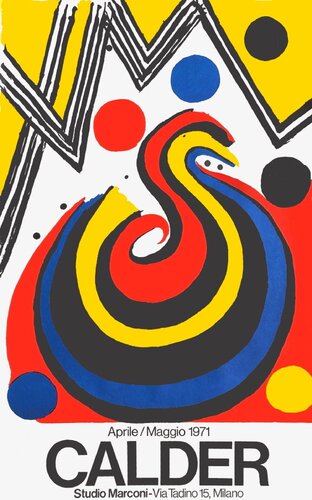 Expo 71 - Studio Marconi - Milano von Alexander Calder, Druck kaufen auf Singulart