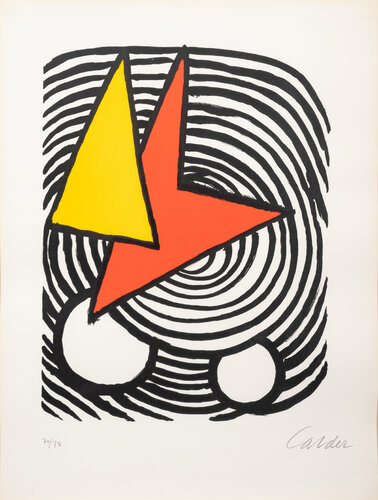 Triangle et Quadrilatère von Alexander Calder, Druck kaufen auf Singulart