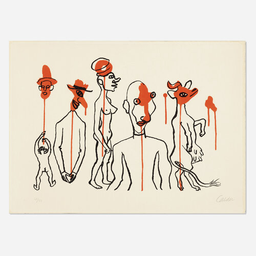Circus 4, Les Gueules Dégoulinantes (from Derrière le Miroir No. 156) Alexander Calder