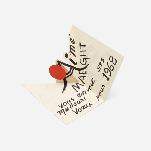 rare Maeght sculpted holiday card von Alexander Calder, Druck kaufen auf Singulart