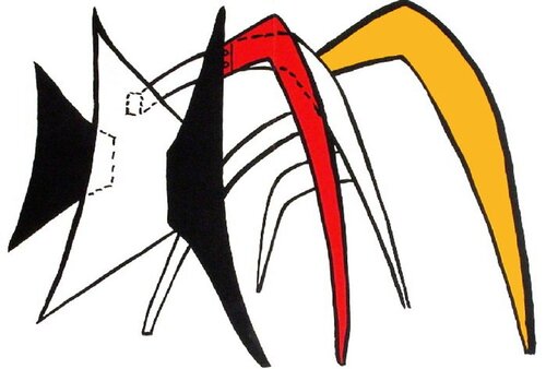 DLM141 - Tamanoir jaune Alexander Calder