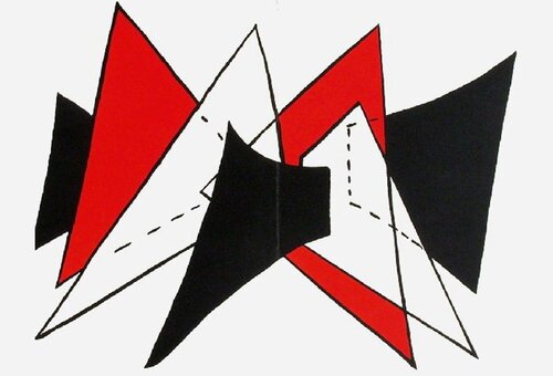 DLM141 - Triangles rouges Alexander Calder