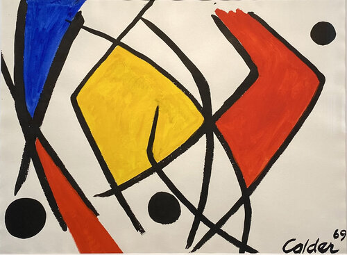 Abstract #504 von Alexander Calder, Werk auf Papier kaufen auf Singulart