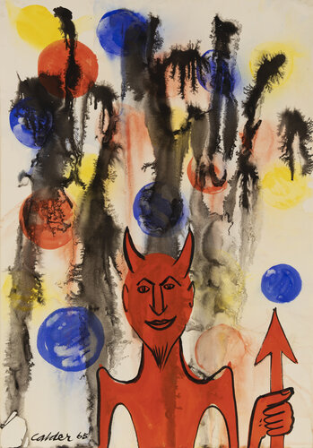 Mephisto by Alexander Calder, 회화 for Sale on Singulart