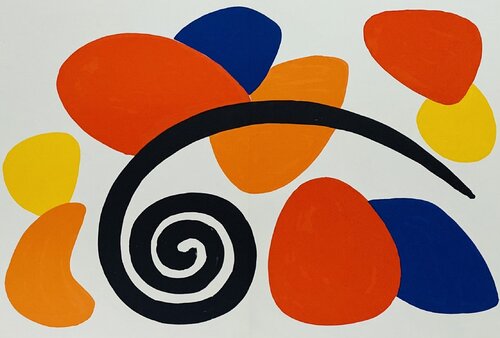 Alexander Calder Derrière le Miroir lithograph (1960s) di Alexander Calder, Stampa in vendita su Singulart