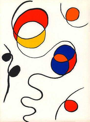 Alexander Calder Derrière le Miroir lithograph (1960s Calder prints) di Alexander Calder, Stampa in vendita su Singulart