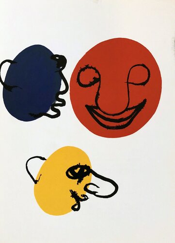 Alexander Calder Derrière le Miroir lithograph di Alexander Calder, Stampa in vendita su Singulart