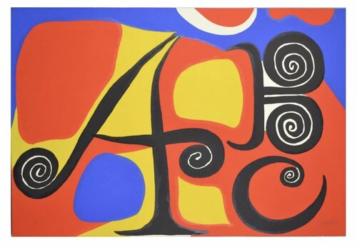 Le Lettres di Alexander Calder, Stampa in vendita su Singulart