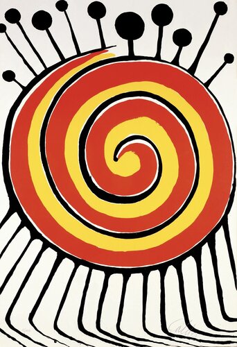 Spirale millepiedi di Alexander Calder, Stampa in vendita su Singulart