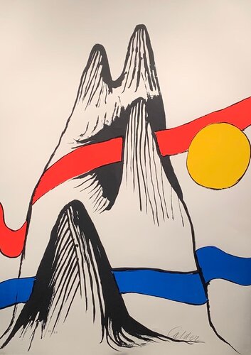 Mountain and Sun di Alexander Calder, Stampa in vendita su Singulart