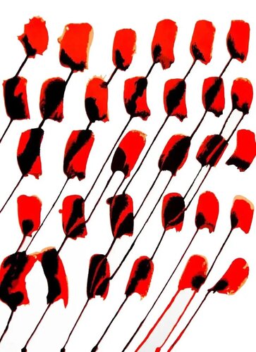 Alexander Calder Roses lithograph Derrière le miroir di Alexander Calder, Stampa in vendita su Singulart
