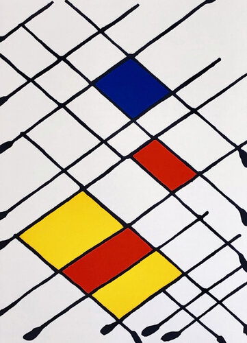 Alexander Calder 1960s lithograph Derrière le miroir (Calder prints) di Alexander Calder, Stampa in vendita su Singulart