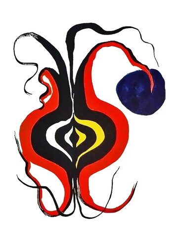Alexander Calder 1960s lithograph Derrière le miroir (Calder prints) di Alexander Calder, Stampa in vendita su Singulart