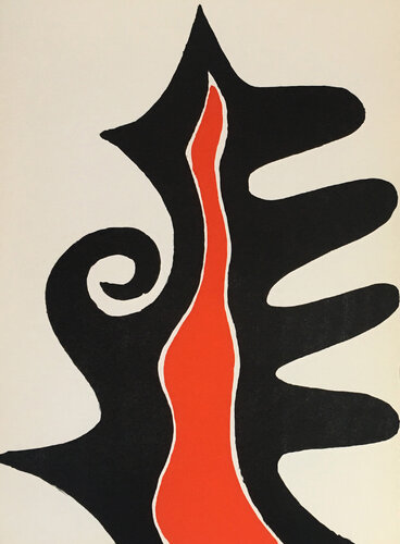 Alexander Calder Lithograph, Derriere Le Miroir (Calder prints) di Alexander Calder, Stampa in vendita su Singulart