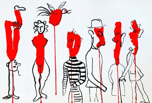 Alexander Calder lithograph Derrière Le Miroir 1966 di Alexander Calder, Stampa in vendita su Singulart