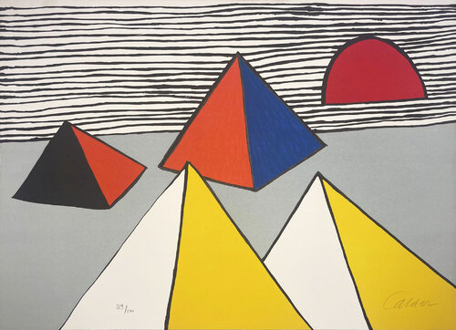 Les surprises de la raison/ The Surprises of Reason from La Memoire Elementaire van Alexander Calder, Afdruk te koop op Singulart