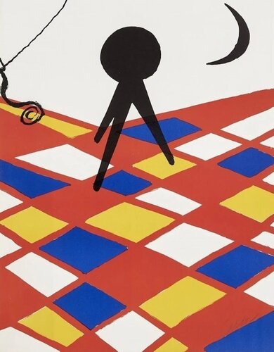 Tabouret Et Trois Pieds van Alexander Calder, Afdruk te koop op Singulart