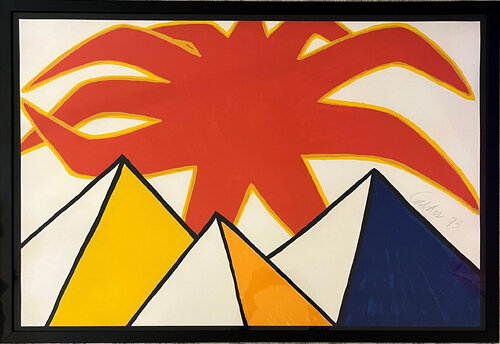 PYRAMIDS AND SUN van Alexander Calder, Afdruk te koop op Singulart