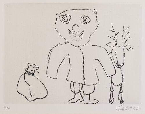 Santa Claus van Alexander Calder, Afdruk te koop op Singulart