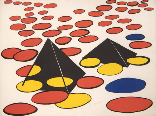 Black Pyramids van Alexander Calder, Afdruk te koop op Singulart
