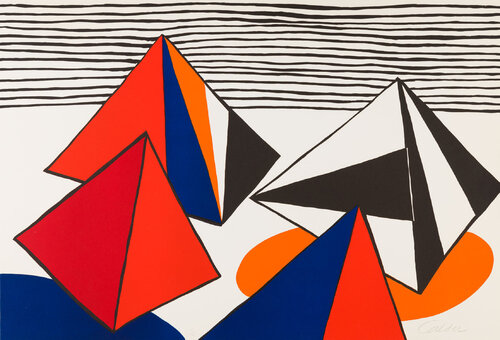 Pyramids van Alexander Calder, Afdruk te koop op Singulart
