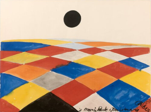 Composition van Alexander Calder, Werk op papier te koop op Singulart