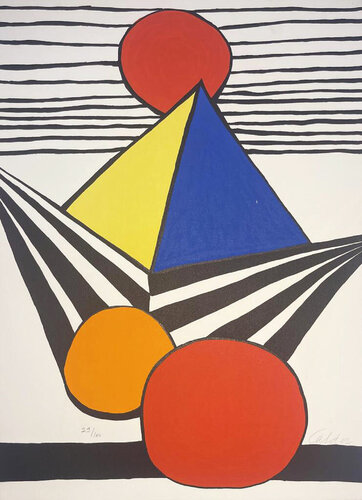 La pointe du progrès/ The Cutting Edge from La Memoire Elementaire di Alexander Calder, Stampa in vendita su Singulart