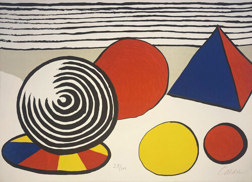 Le point de non retour/ The Point of No Return from La Memoire Elementaire di Alexander Calder, Stampa in vendita su Singulart