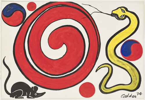 Mickey Mouse di Alexander Calder, Pittura in vendita su Singulart