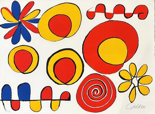 Joan Prats' tribute di Alexander Calder, Stampa in vendita su Singulart